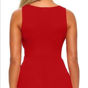 Never worn red cocktail dress